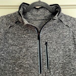 lululemon athletica Gray Zip Up Quarter Zip